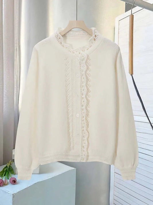 Carmen Damen Cardigan | Weiche Polyesterfaser, Lässig 1