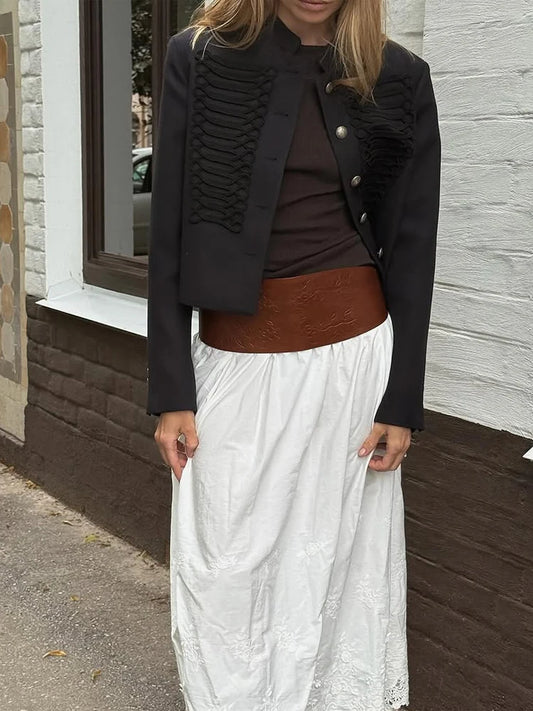 Cleo Damenjacke | Denim, Slim-Fit, Minimalistisches Design 1