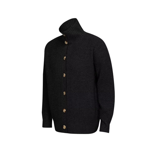 Rico Herren Strickjacke | 100% Baumwolle, Minimalistisch, Retro Stil 2