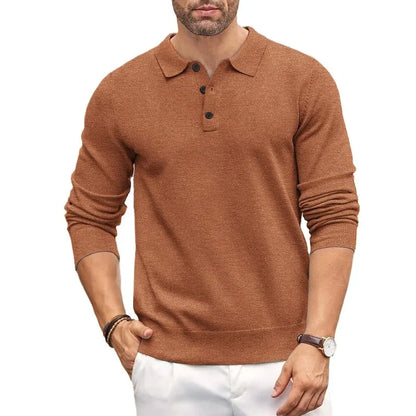 Apex Herren Polohemd | Hochwertiges Strickmaterial, Schmaler Schnitt 4