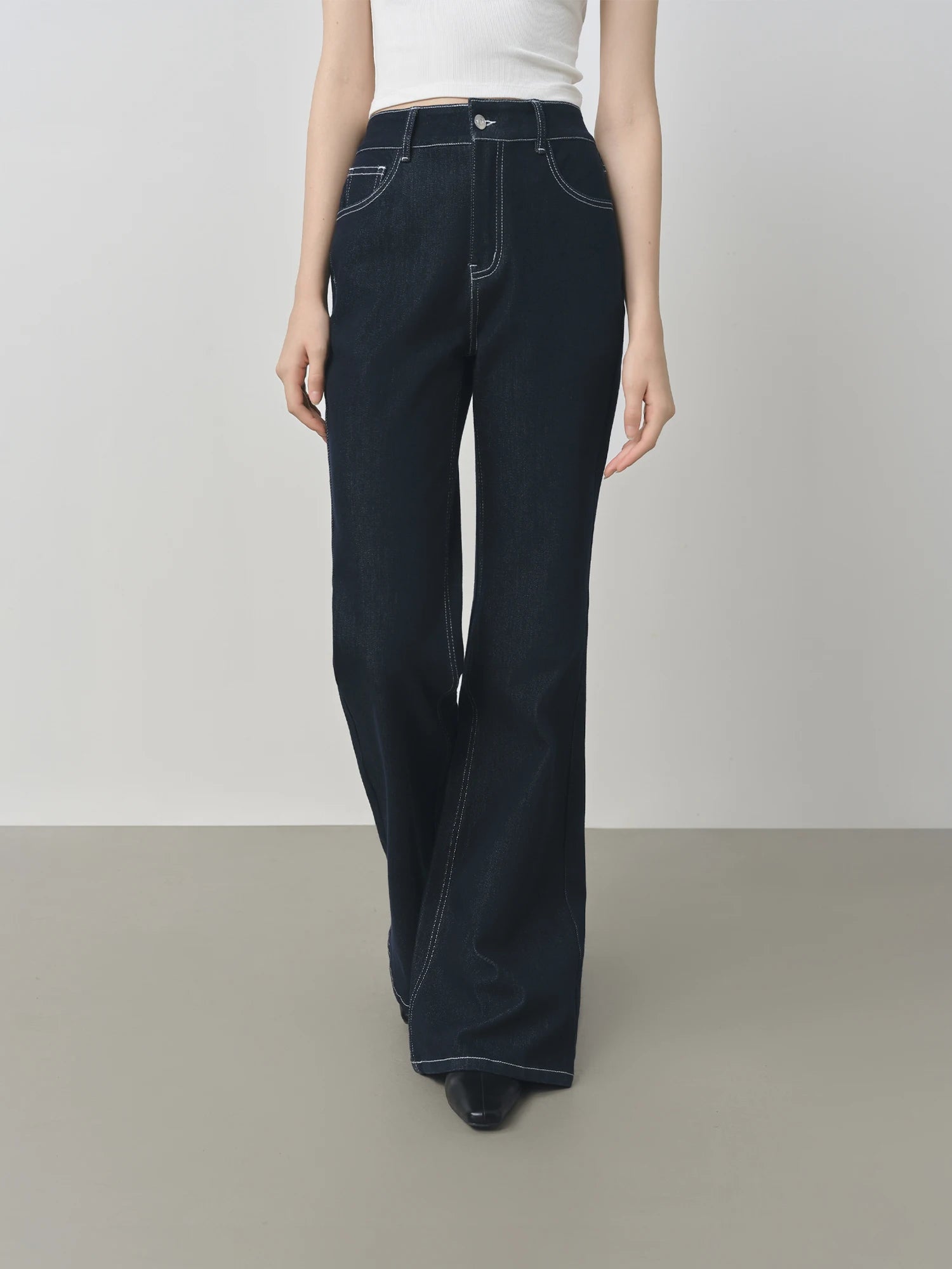 Fina Frauen Jeans | Elastische Taille, Y2K Chic 6