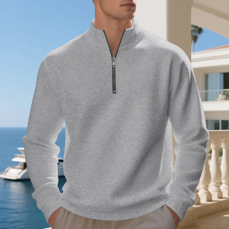 Hugo Herren Pullover | Fleece, Bequemer Stehkragen, Casual 12