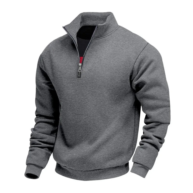 Hugo Herren Pullover | Fleece, Bequemer Stehkragen, Casual 13