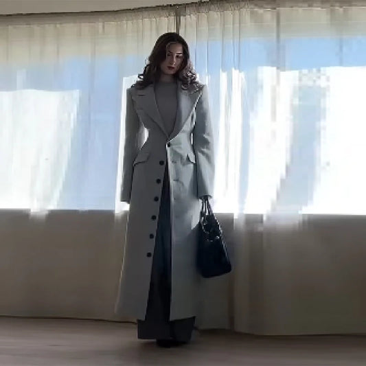 Lina Damenmantel | Hochwertiger Polyester, Minimalistisch, Winter Mantel Damen 2