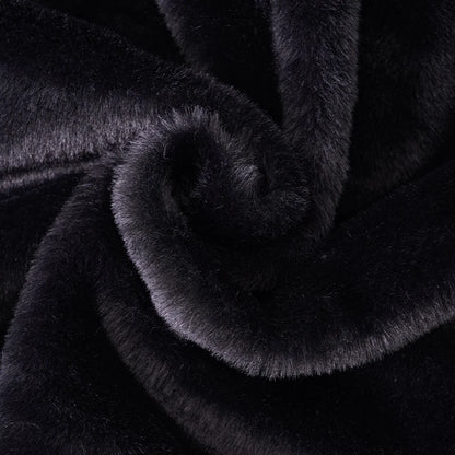 Damen Felljacke mit Reißverschluss – Warm & Elegant